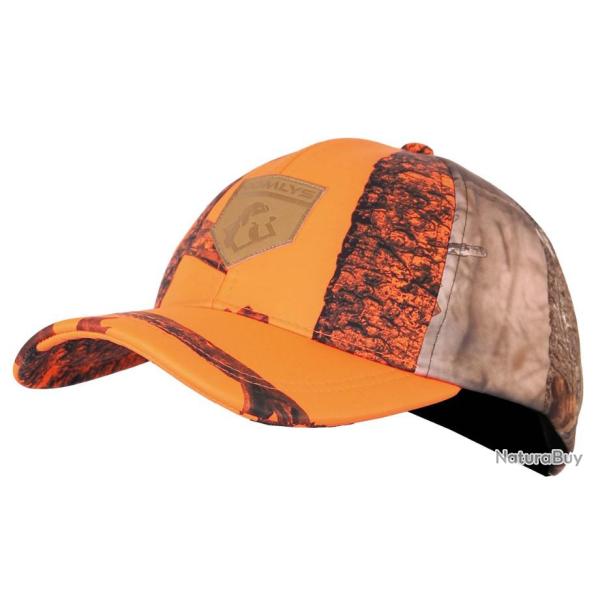 Somlys Casquette chaude orange camoufl� Softshell 924