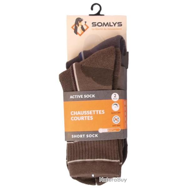 Somlys Chaussettes Active Socks (coolmax lot de 2) 061