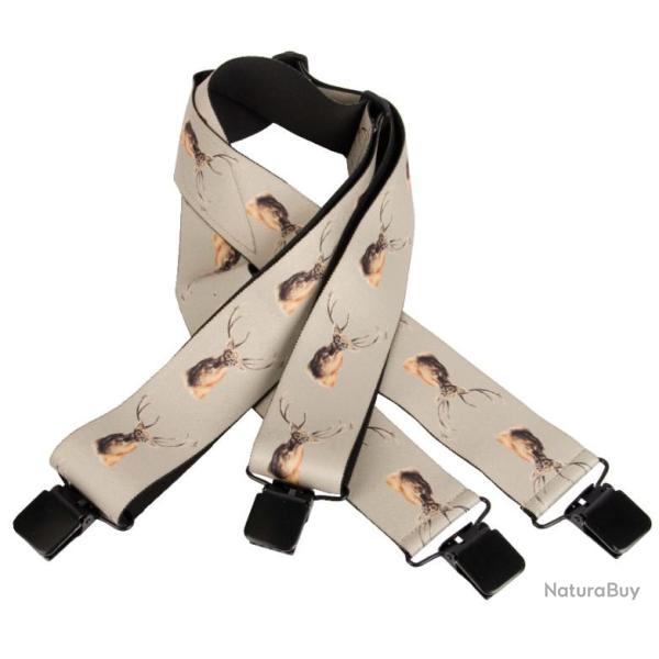 Somlys Bretelles larges motif cerf 170