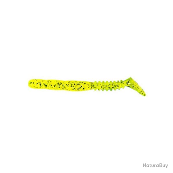 Leurre souple Reins Rockvibe Shad 2 pouces par 16 Chartreuse Pepper