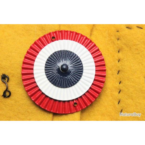 Cocarde pour Coiffe Franaise (35mm) ( Comme neuve)