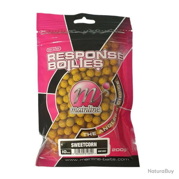 Bouillettes Mainline Shelf Life 10mm 200gr Sweetcorn