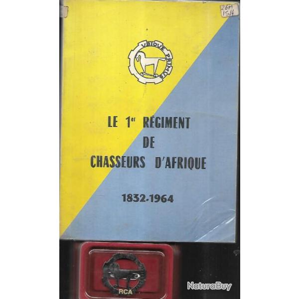 le 1er r�giment de chasseurs d'afrique , avec repro atlas insigne