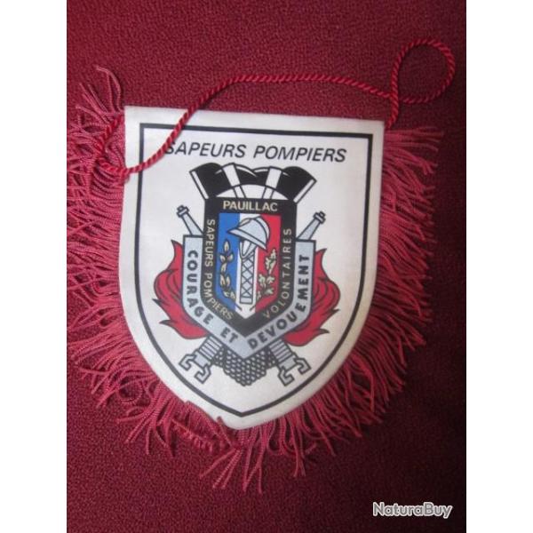 PETIT FANION POMPIERS PAUILLAC