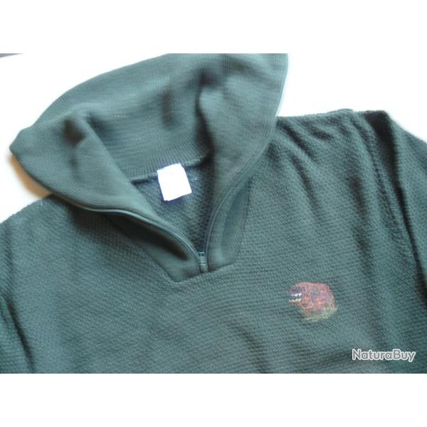 Pull  broderie  Sanglier..  M