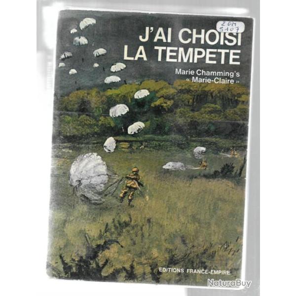 j'ai choisi la temp�te de marie chamming's  "marie-claire", r�sistance bretagne