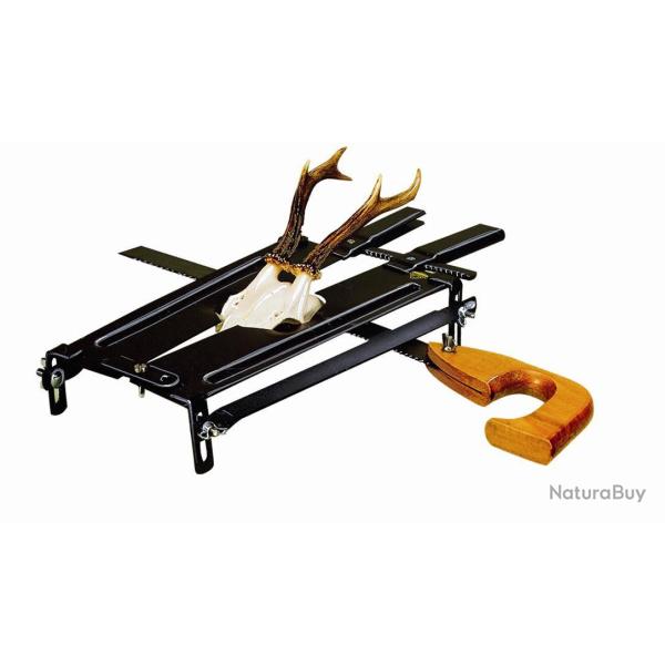 Support + scie pour coupe biaise de massacre chevreuil