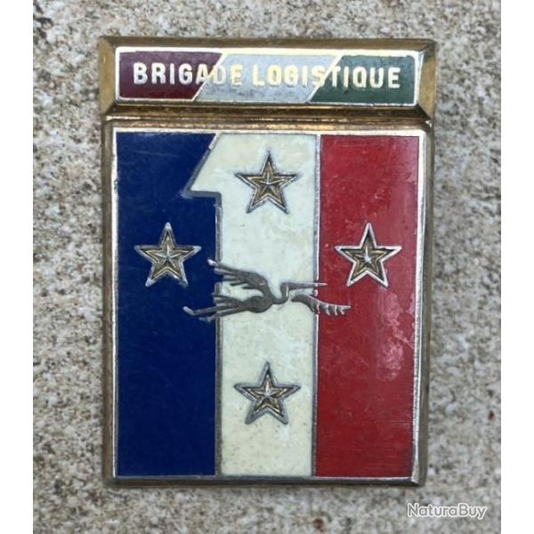 1� C.A, Brigade Logistique, cigogne argent�e, homologation grav�e