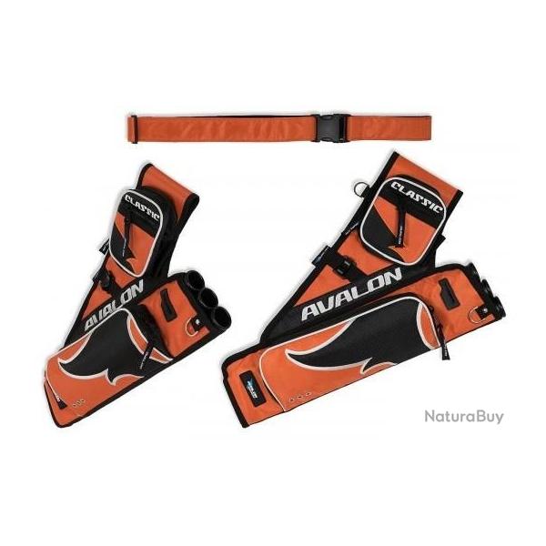 AVALON - Carquois de Hanche CLASSIC ORANGE GAUCHER (LH)
