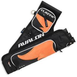 AVALON - Carquois de Hanche CLASSIC DROITIER (RH) NOIR ET ORANGE