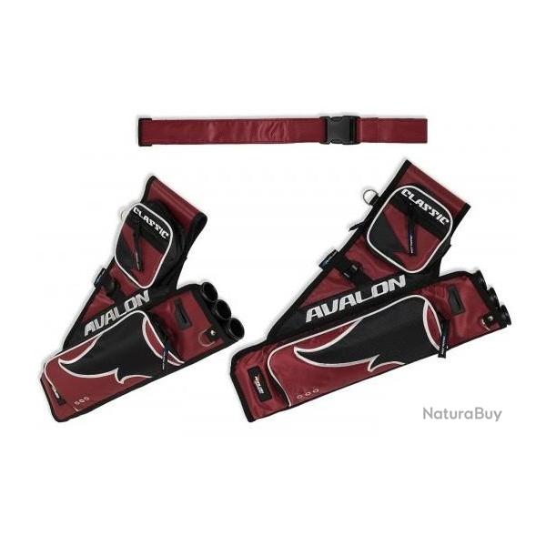 AVALON - Carquois de hanche CLASSIC DROITIER (RH) ROUGE FONC�