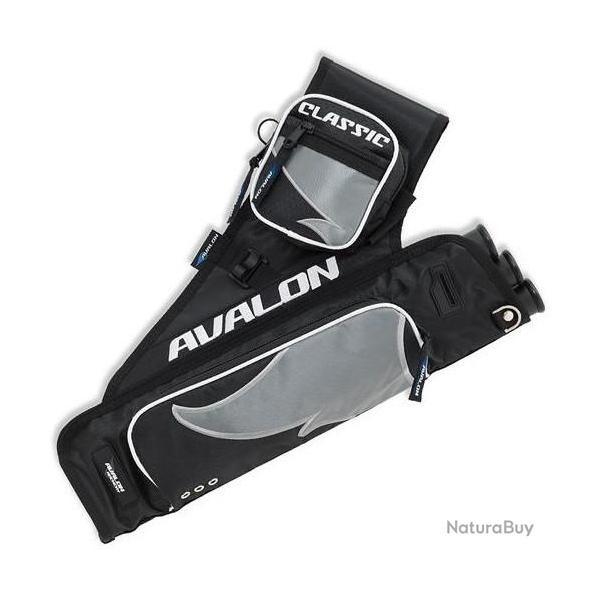 AVALON - Carquois de Hanche CLASSIC DROITIER (RH) NOIR ET GRIS
