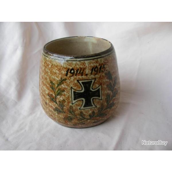 WW1 ALLEMAGNE PICHET PATRIOTIQUE ALLEMAND 0.5 L 1914-1915