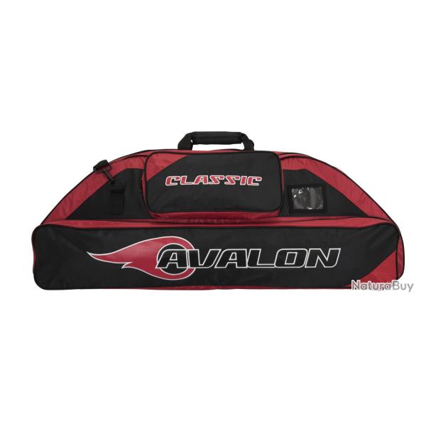 AVALON - Housse Arc � poulies CLASSIC 116 cm NOIR ET ROUGE