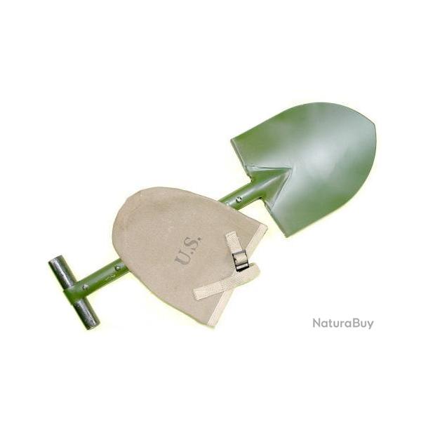 Pelle US en T M 1910 avec sa housse toile repro