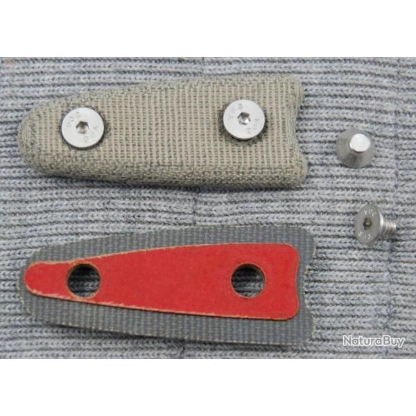 PLAQUETTES MICARTA COUTEAU IZULA ESEE RAT CUTLERY IZULA Made In USA ESIZULAH