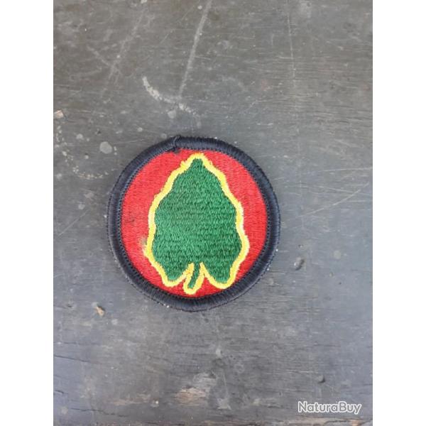 INSIGNE TISSU DE LA 24 EME DIVISION D'INFANTERIE US