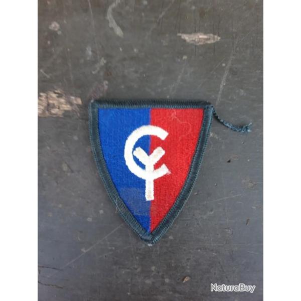 INSIGNE TISSU DE LA 38 EME DIVISION D'INFANTERIE US