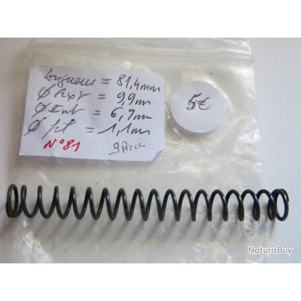 VENDU PAR CUIRASSIER11 N� 81 RESSORT BOUDIN D'ARMURERIE POUR ARMES DIVERSES