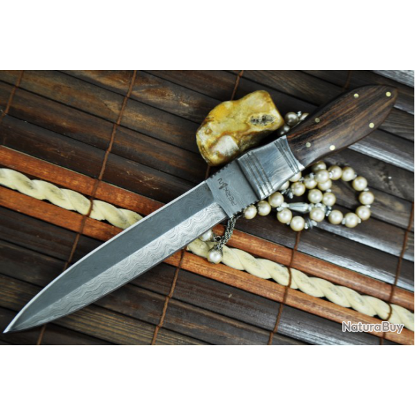 LAME DAMAS -  Couteau de chasse - Cr�ation artisanale