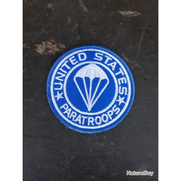 INSIGNE EN TISSU "UNITED STATES PARATROOPS"