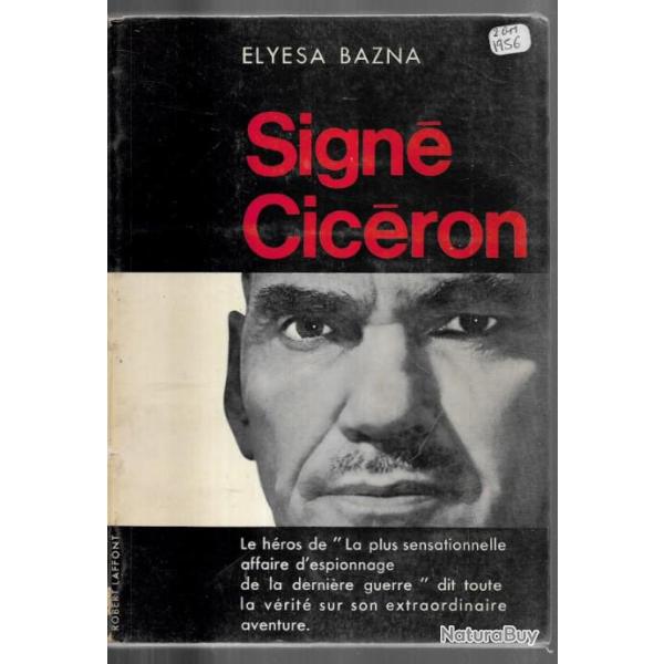 sign� cic�ron d'elyesa bazna , autobiographie , espionnage
