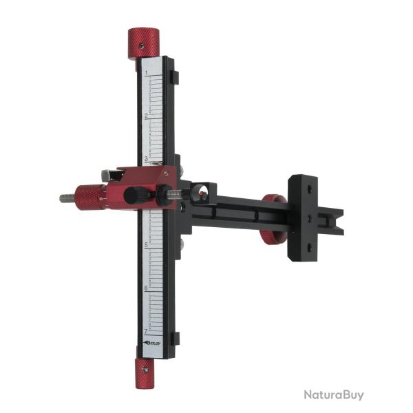 AVALON - Viseur CLASSIC FIRST M�tal DROITIER (RH) NOIR ET ROUGE