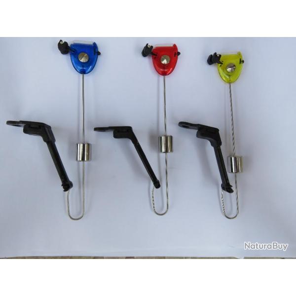 pche carpe, lot de 3 cureuils tte plate