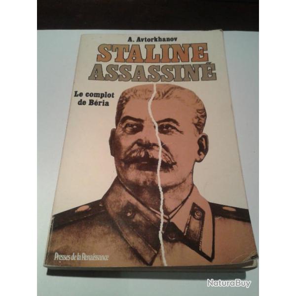 STALINE assassin� par A . Avtorkhanov - 1980