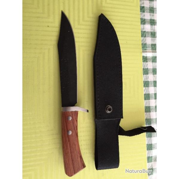 poignard � lame noire anti reflets