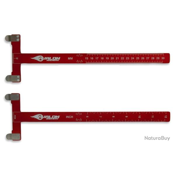AVALON - Equerre Aluminium ROUGE