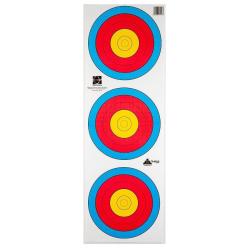 Blason FITA 40 cm trispot