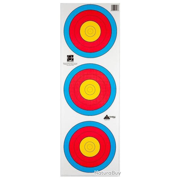 Blason FITA 40 cm trispot