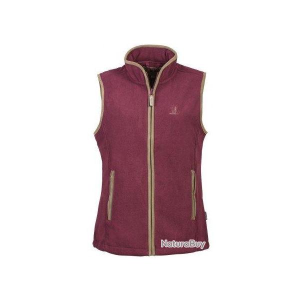 Gilet polaire femme bordeaux Scotland PERCUSSION