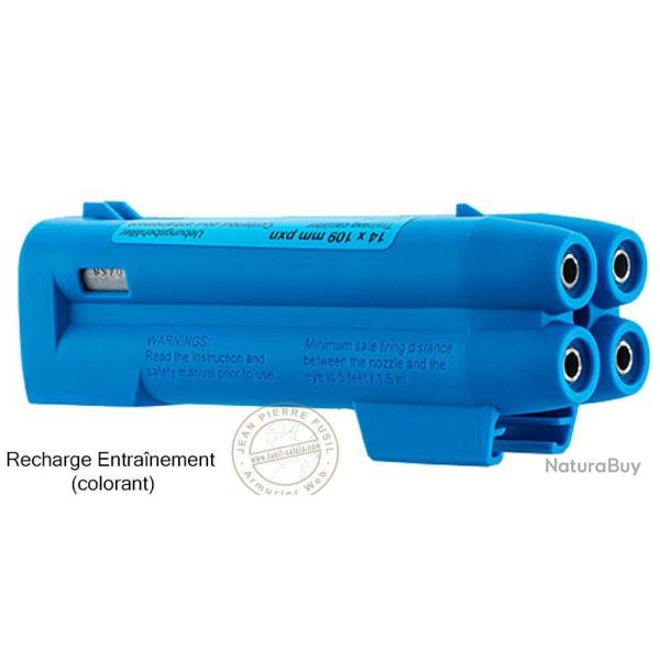 PIEXON - Chargeur 4 cartouches pour Jet Defender JPX 6 - Neutre ou active Entrainement - Eau