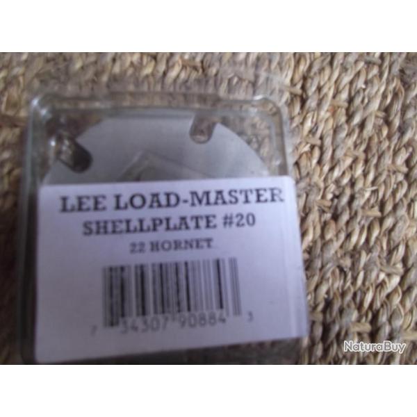 lee load-master shell plate num�ro 20