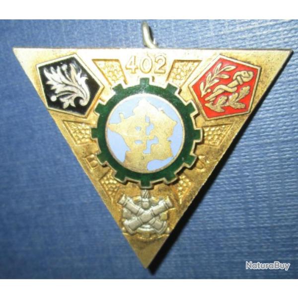 402 Bataillon des Services, mail, canons argents, guilloch dor