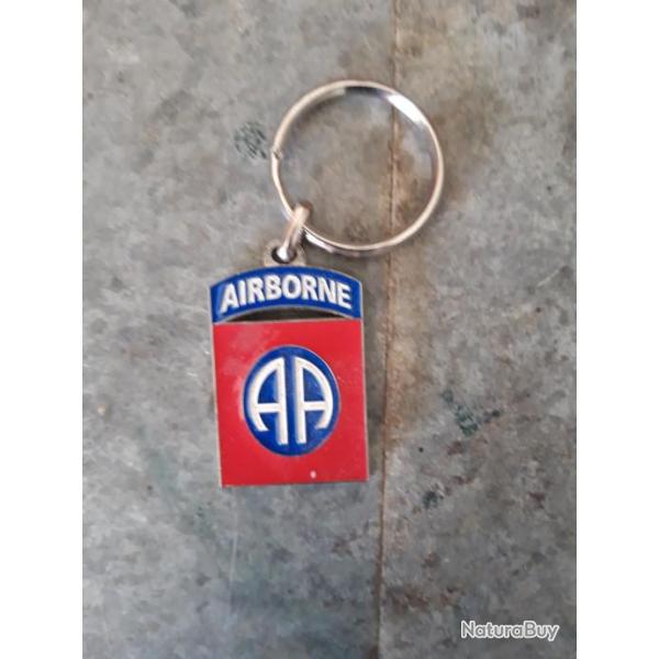 PORTE-CLE  METAL "82 EME AIRBORNE"