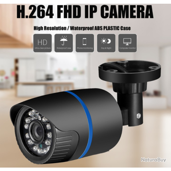 Camra de surveillance vido extrieure IP HD - LIVRAISON GRATUITE   !!