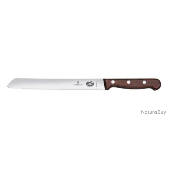 Couteau � pain 21 cm Victorinox manche palissandre