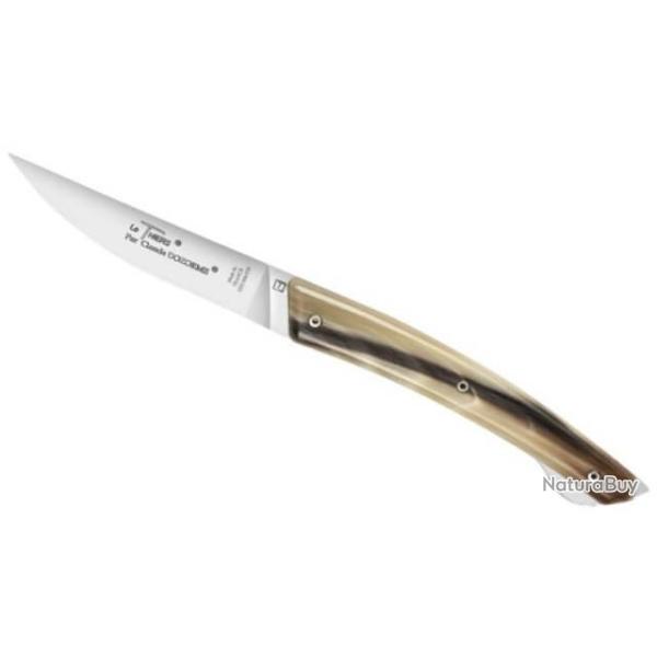 Couteau Claude Dozorme corne claire 12cm