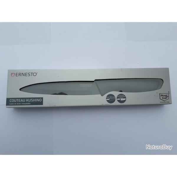 couteau lame acier inoxydable