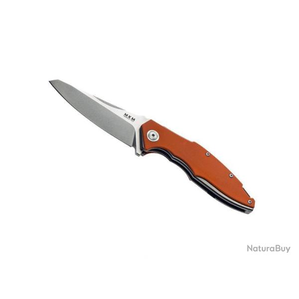 COUTEAU MKM RAUT BY VIPER TITANIUM/G10 ORANGE FLIPPER