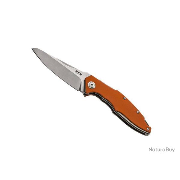 COUTEAU MKM RAUT BY VIPER TITANIUM/G10 ORANGE FR.FLIPPER