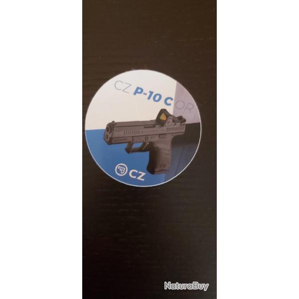 Superbe autocollants CZ P-10 C OR