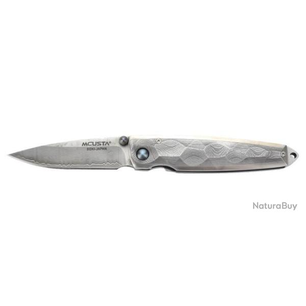 Couteau pliant Mcusta Tsuchi Damas lame 7cm manche damas