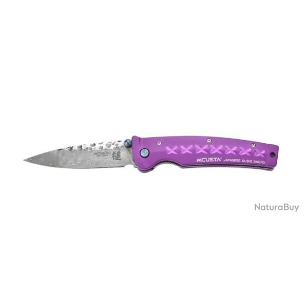 Couteau pliant Mcusta Tsuchi violet Damas