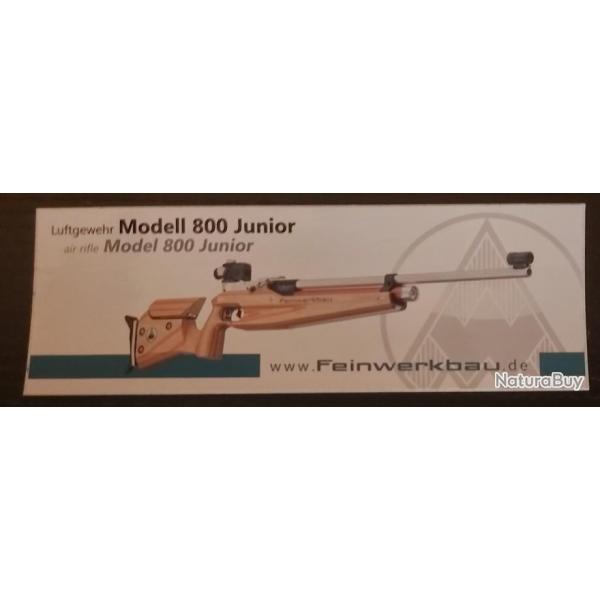 Superbe autocollant Feinwerkbau ref 2