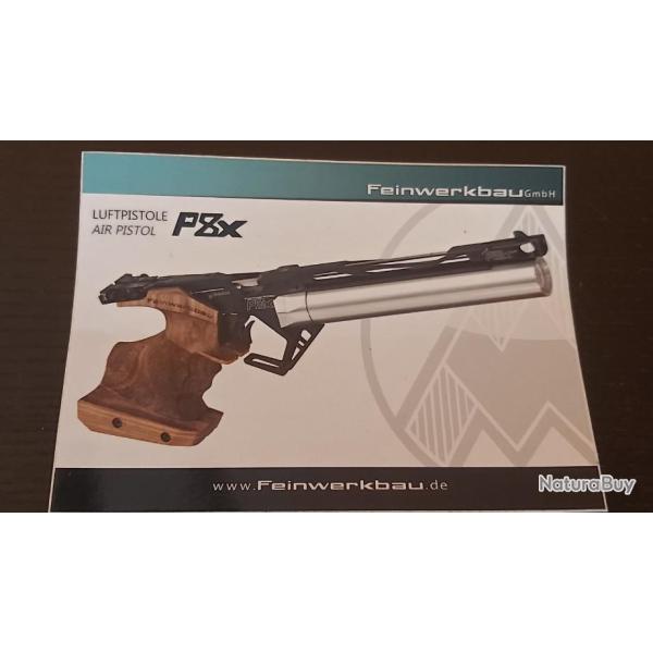 Superbe autocollant Feinwerkbau P8X