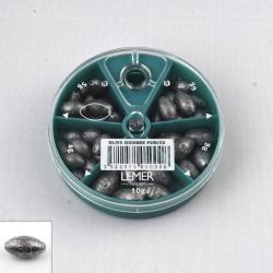 Boite distributrice 5 cases Olive bombee percee Lemer